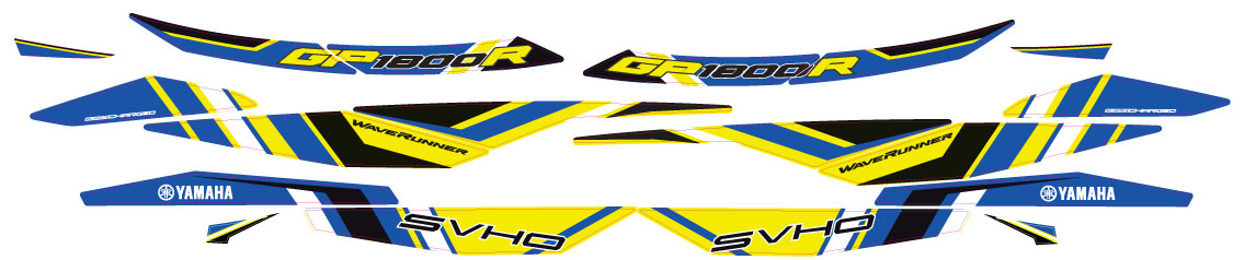 2020 GP1800R (Look-A-Like) Blue & Yellow