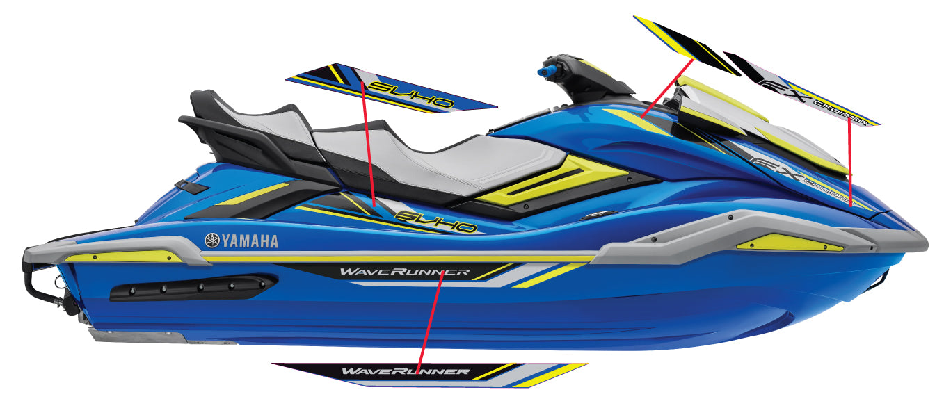 2020 YAMAHA FX CRUISER SVHO "Look-A-Like" BLUE