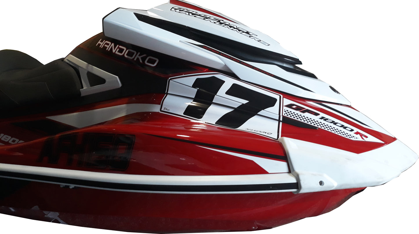 GP1800R Race Number And Name Plate Combo