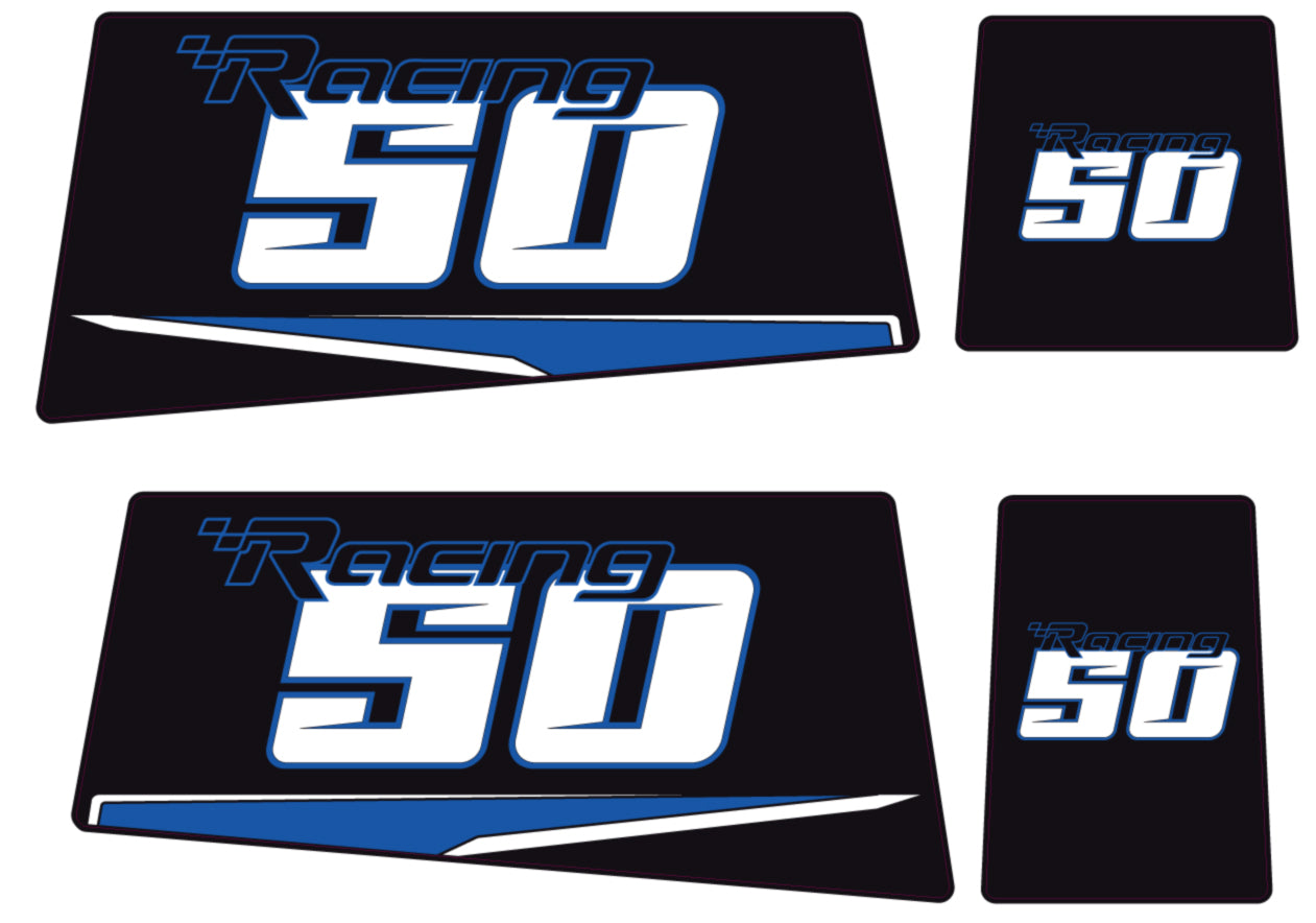 TOHATSU 50HP RACING OUTBOARD DECALS