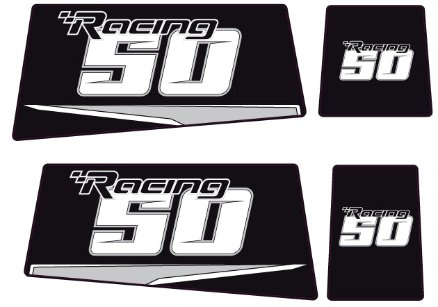 TOHATSU 50HP RACING OUTBOARD DECALS (Type B)