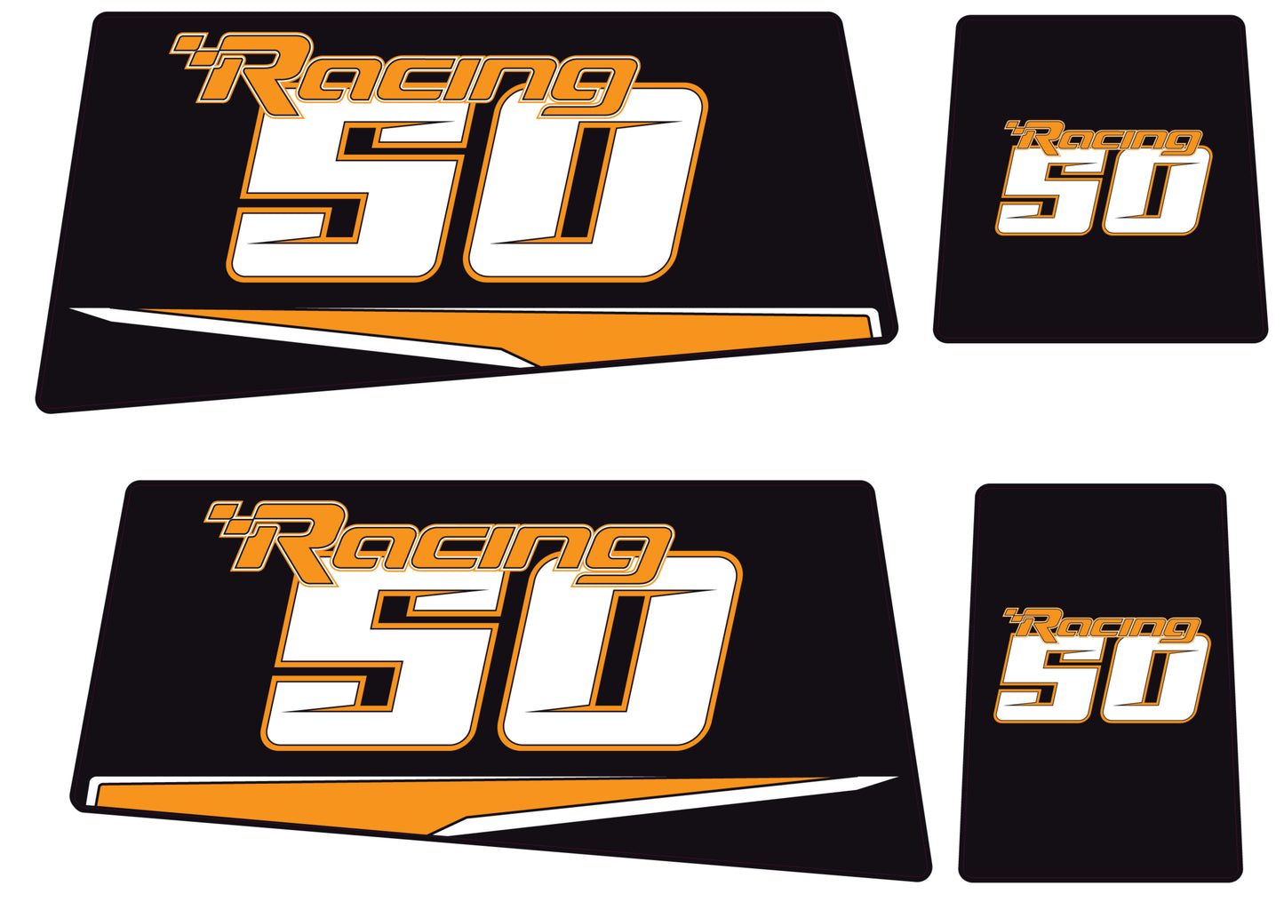 TOHATSU 50HP RACING OUTBOARD DECALS (Type C)