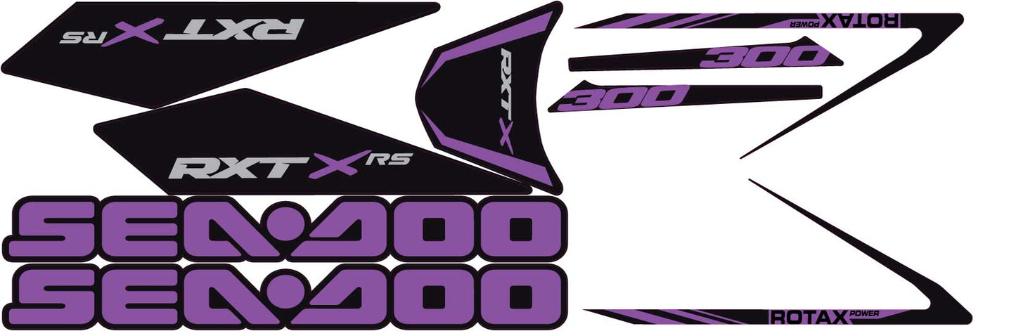 2018 On Sea-Doo RXT PURPLE OUT KIT