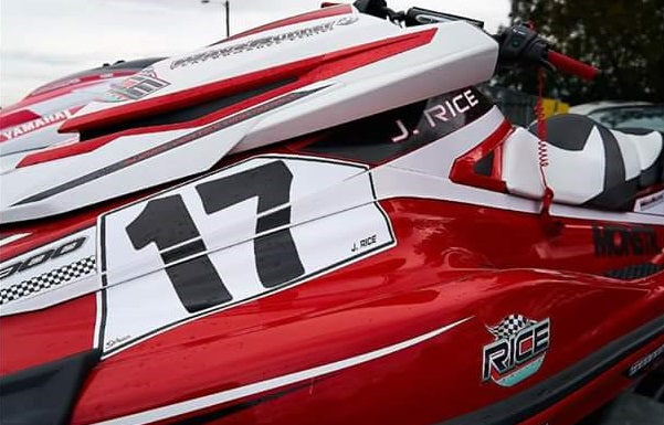 GP1800R Race Number And Name Plate Combo