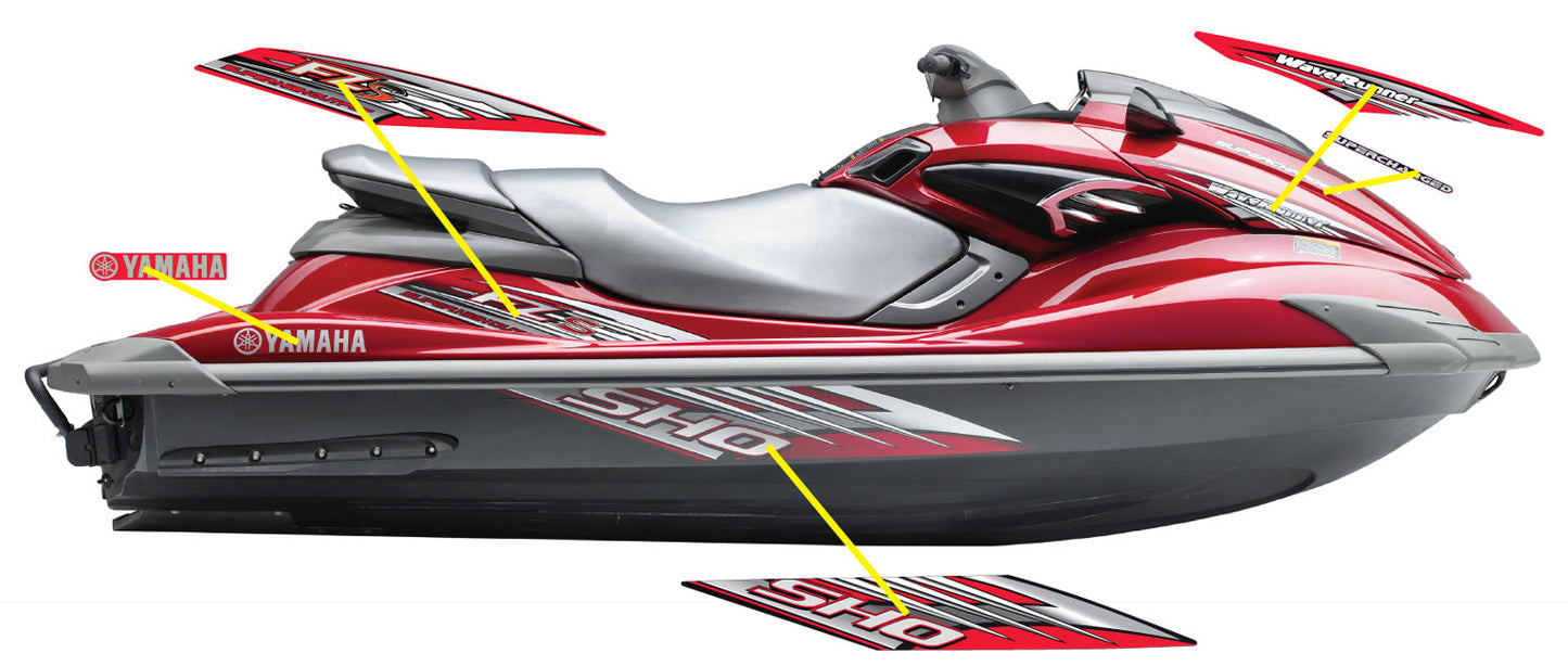 2009 FZS "Look-A-Like" Graphics Kit