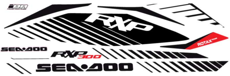 2017 Sea-Doo RXP300 Look-A-Like (BLACK)