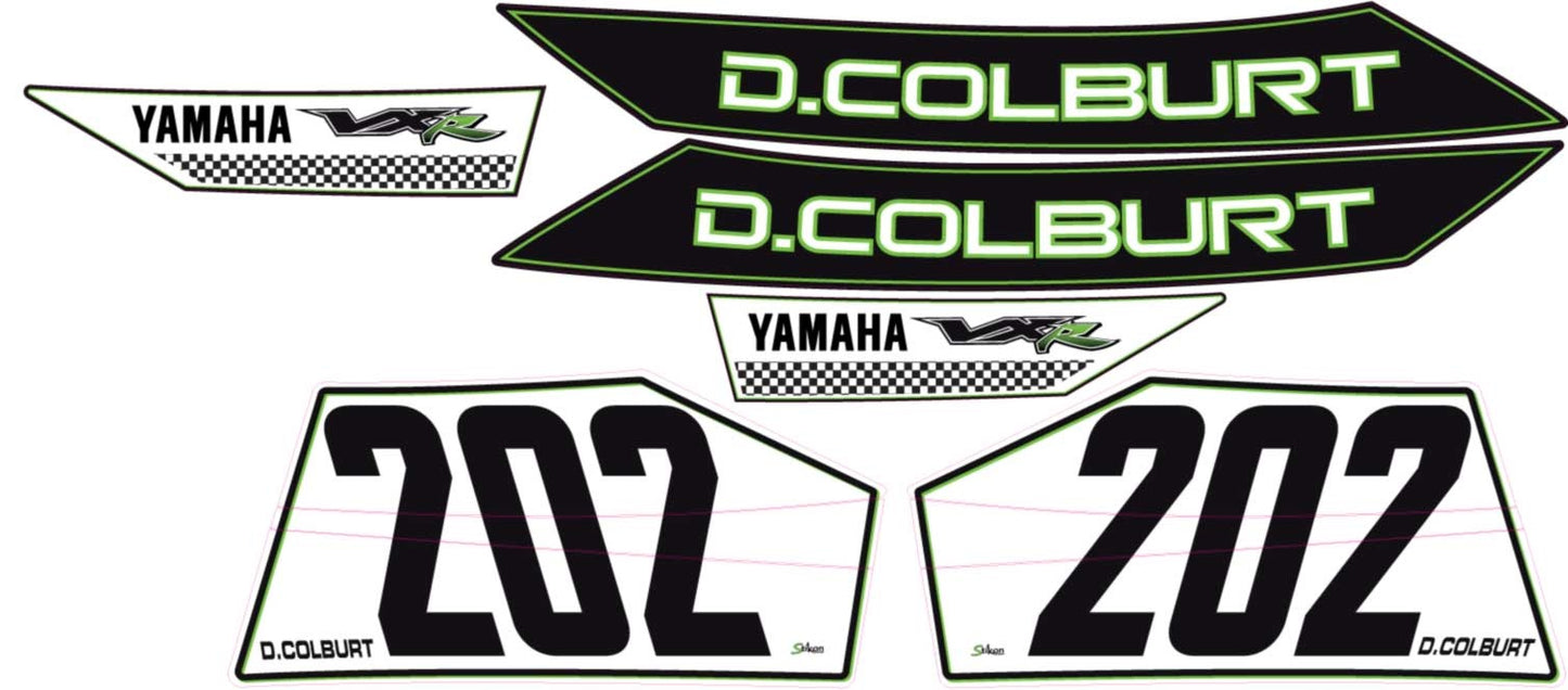 GP1800R Race Number And Name Plate Combo