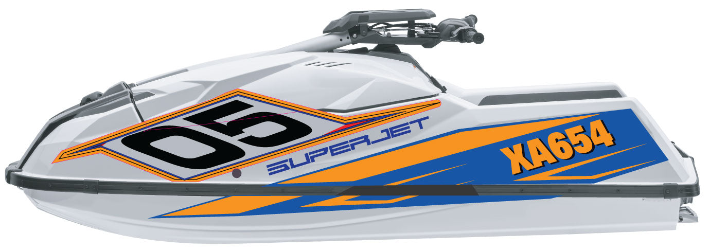 2021 On  Superjet Race Numbers Kit