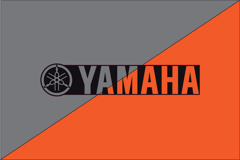 Yamaha Logo Clear on Black