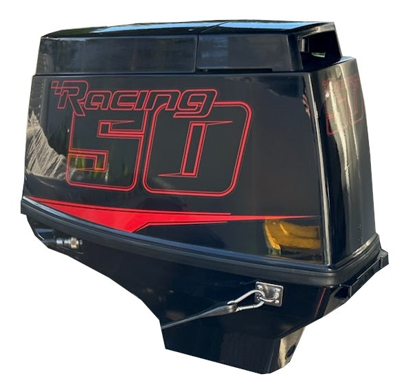 TOHATSU 50HP RACING OUTBOARD DECALS (Cut-Out)