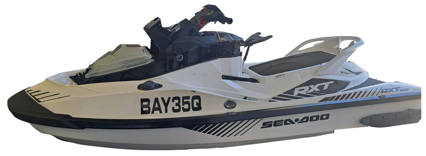 2017 Sea-Doo RXT 300 Look-A-Like (BLACK & WHITE)