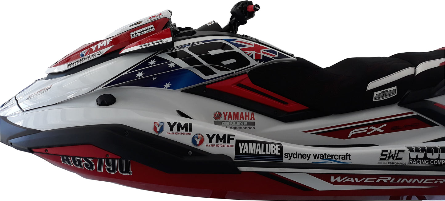 FX-5 SVHO Strg Side Cover Extra Large with Flag