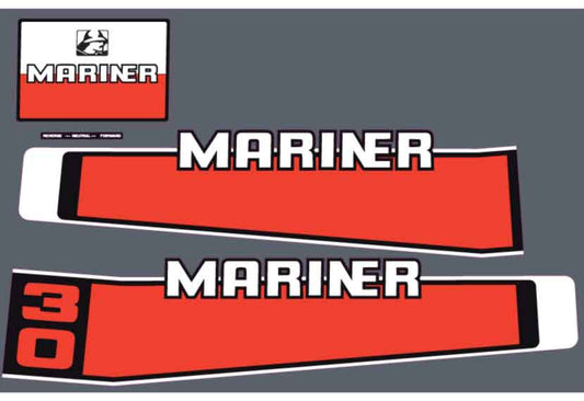 MARINER 30 OUTBOARD DECALS