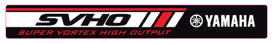 Engine Cover Decal SVHO (White)