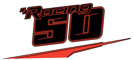 TOHATSU 50HP RACING OUTBOARD DECALS (Cut-Out)