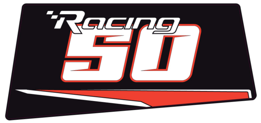 TOHATSU 50HP RACING OUTBOARD DECALS