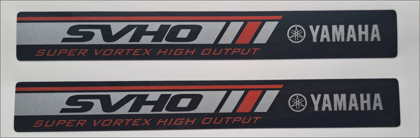 Engine Cover Decal SVHO (Silver)