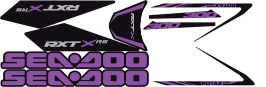 2018 On Sea-Doo RXT PURPLE OUT KIT
