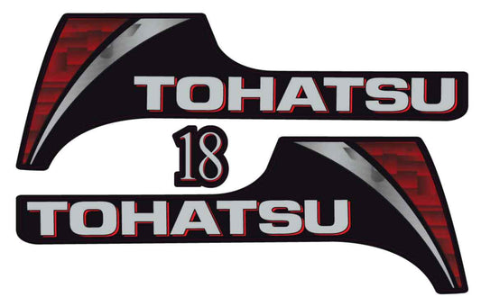 TOHATSU 18 OUTBOARD DECALS