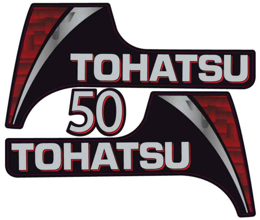 TOHATSU 50HP OUTBOARD DECALS