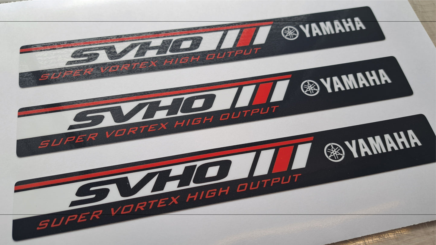Engine Cover Decal SVHO (White)